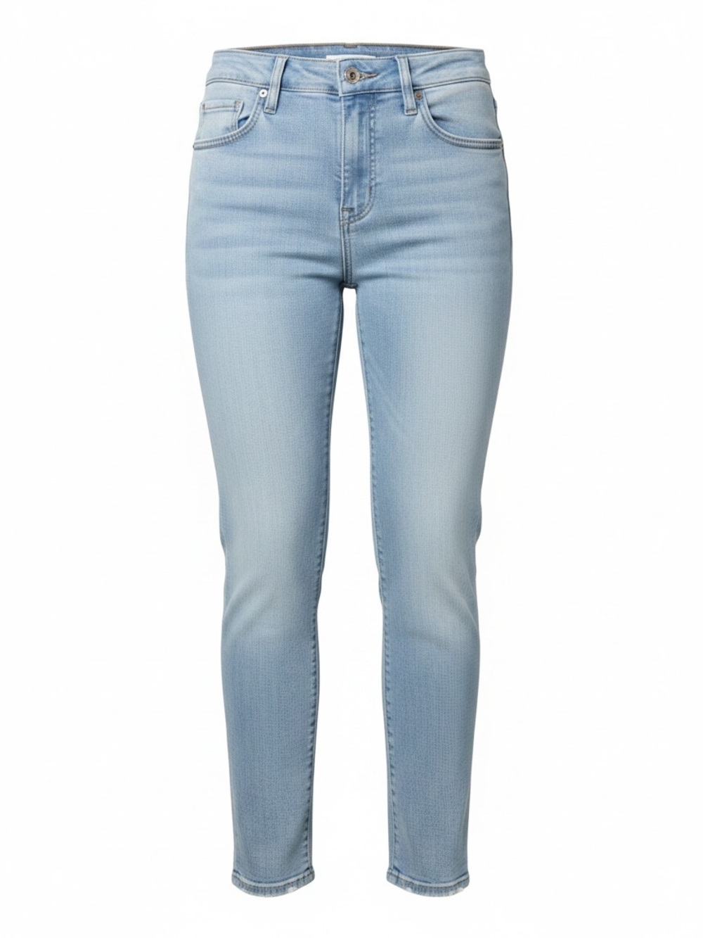 J.Crew Matchstick Jeans Light Wash Whiskered Straight Leg Sz 32 Regular Y2K